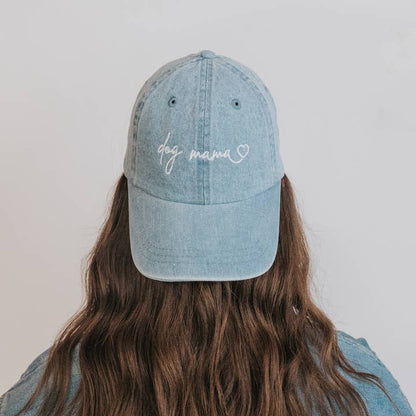 Dog Mama Denim Hat