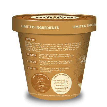 Hoggin' Dogs Ice Cream Mix - Peanut, Pint Size, 4.65 oz