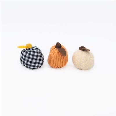 Mini Pumpkin Dog Toy (Single, Assorted Colors)