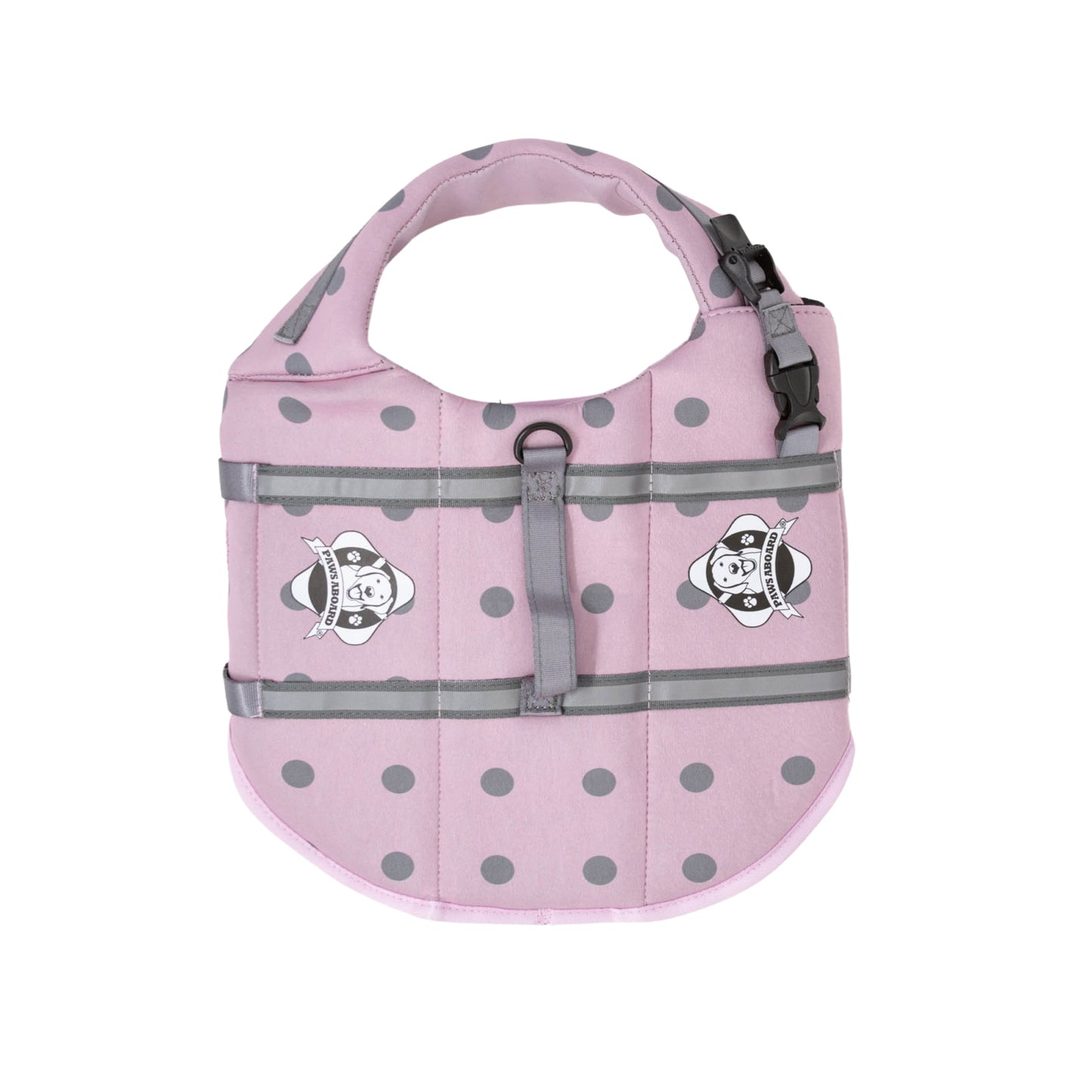 Dog Life Jacket - Neoprene Pink/Grey