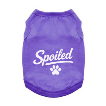 Spoiled. Dog Tank - Purple