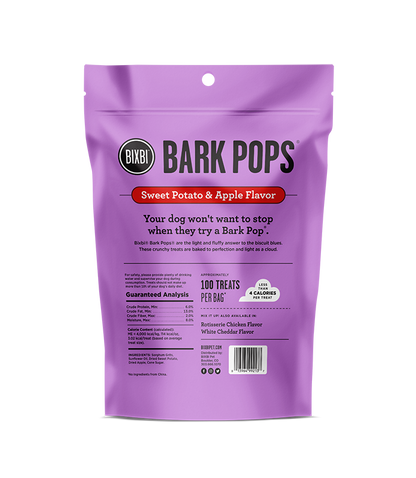 [Clearance 20%] Bixbi Bark Pops - Sweet Potato & Apple 4oz