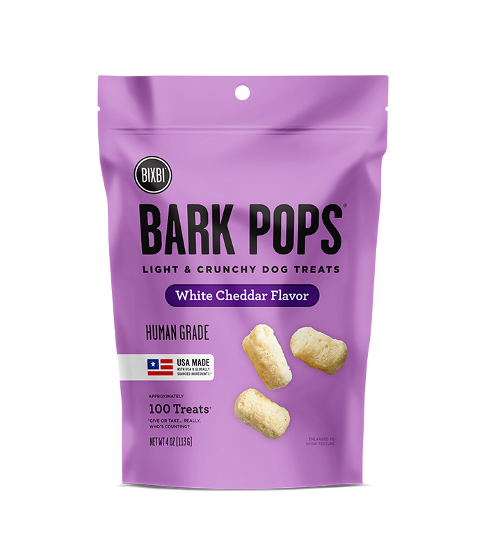 Bixbi Bark Pops - White Cheddar 4oz