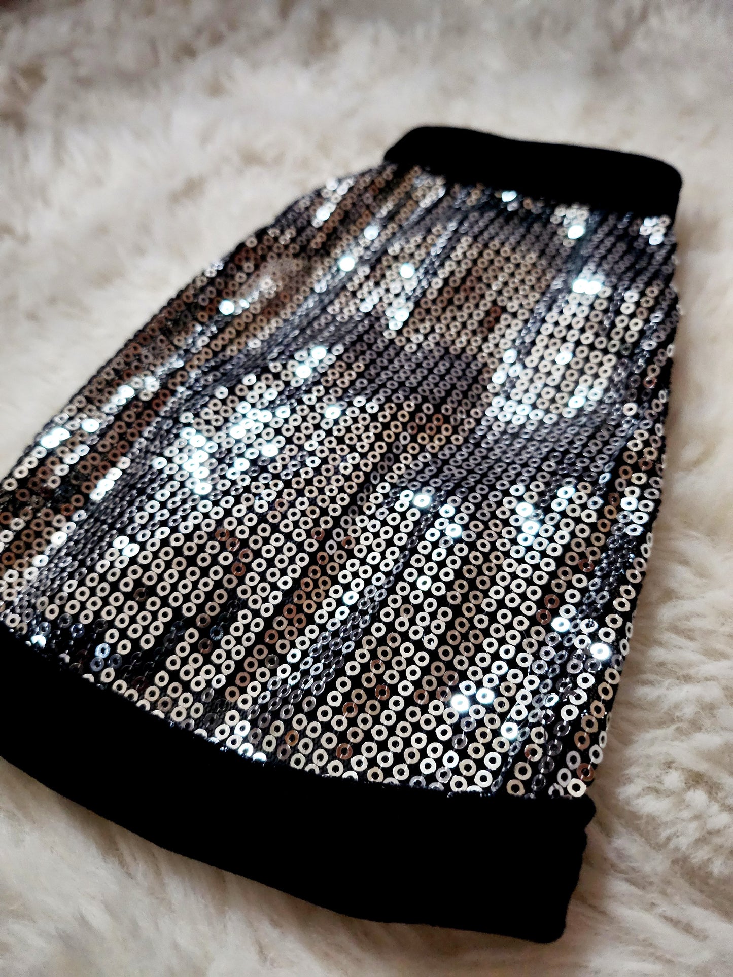 [Clearance 20%] Silver Sequin Tank Shirt