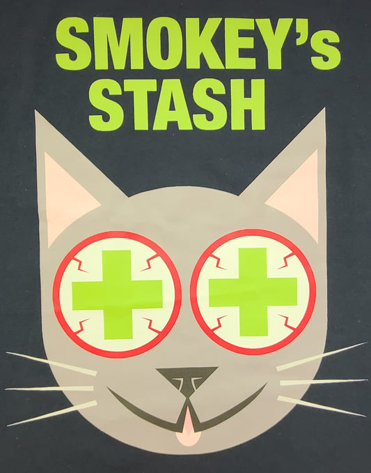 [Clearance 40%] Smokey's Stash Tee | Navy