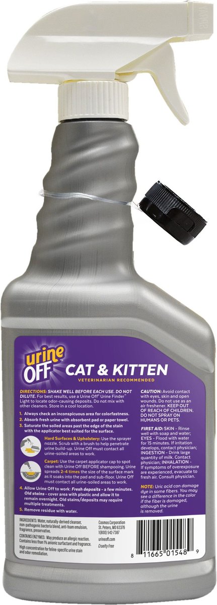 Urine Off Cat & Kitten Formula Stain & Odor Remover