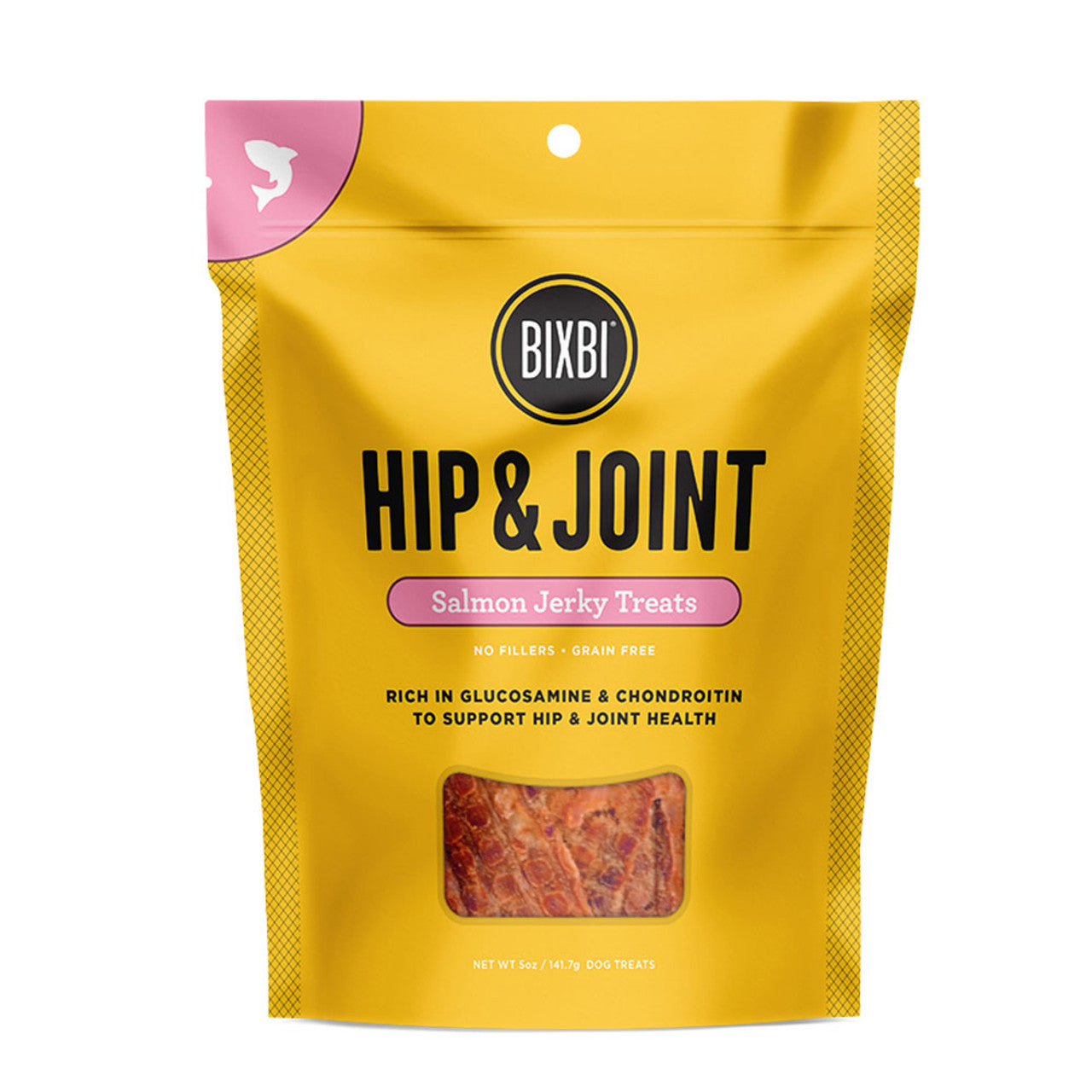 [Clearance 20%] Bixbi Hip & Joint Jerky Treats - Salmon 4oz