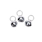 Round Dog Bells, Silver, 3 Pack