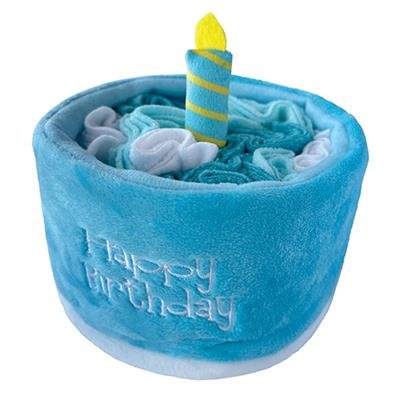 Hide 'n Seek Birthday Cake Snuffle Toy, Blue
