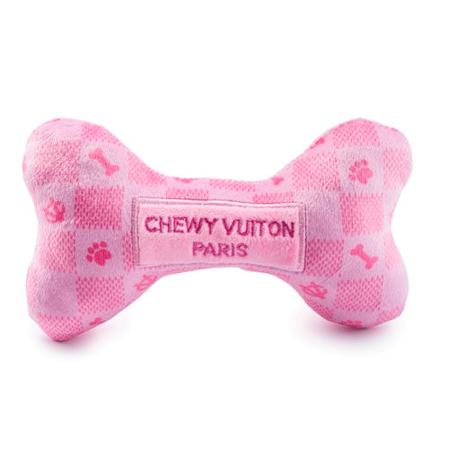 Pink Checker Chewy Vuiton Bones