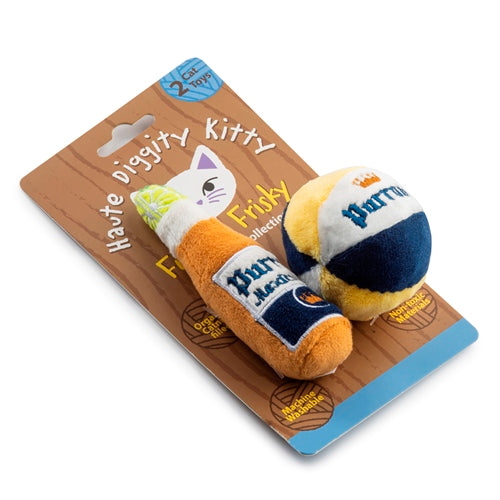 Purrona Bottle & Ball Organic Catnip Toys