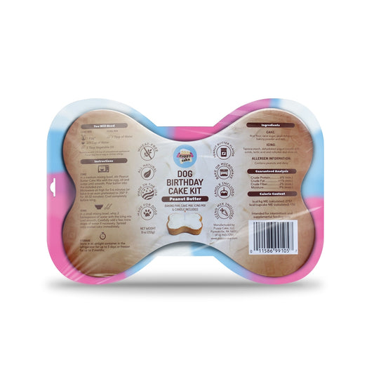 Dog Birthday Cake Kit - Peanut Butter