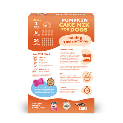 Puppy Cake Mix - Pumpkin (wheat-free)