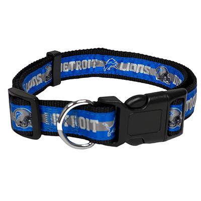 NFL Detroit Lions Satin Dog Collar