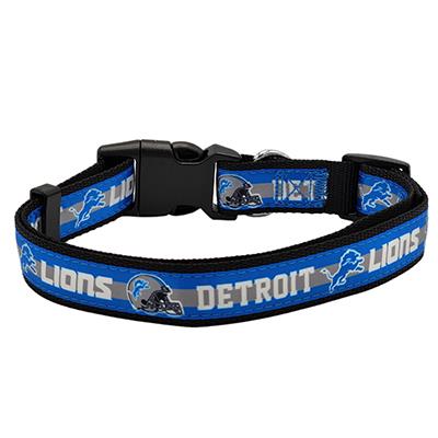 NFL Detroit Lions Satin Dog Collar