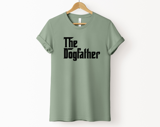 The DogFather Crewneck T-shirt, Sage