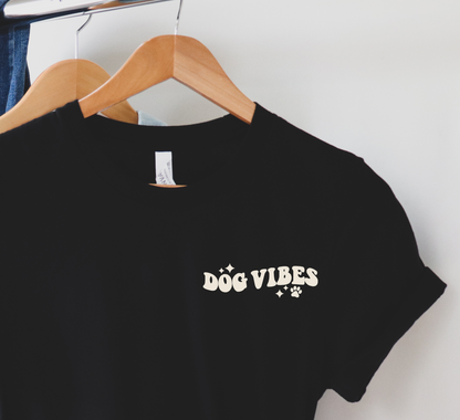 [20% OFF] Dog Vibes Crewneck T-shirt, Black