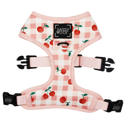 Dog Reversible Harness - Cherry Cute
