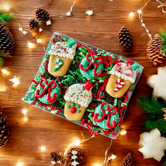 Mini Merry Mint Mocha Dog Treats Gift Box