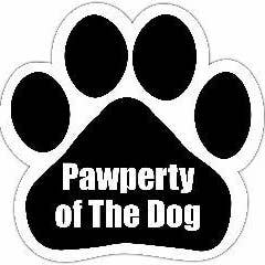 Car Magnet - Pawperty of The Dog