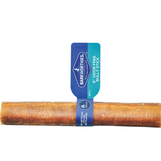 Barkworthies Odor Free 6" Bully Stick