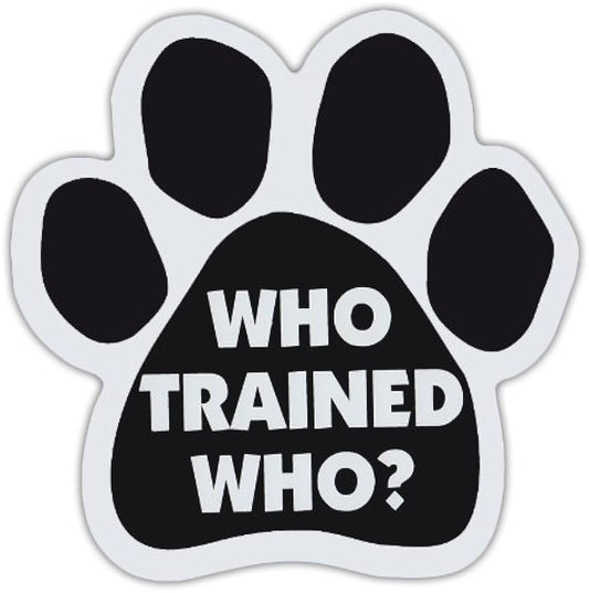 Car Magnet - Who Trained Who?