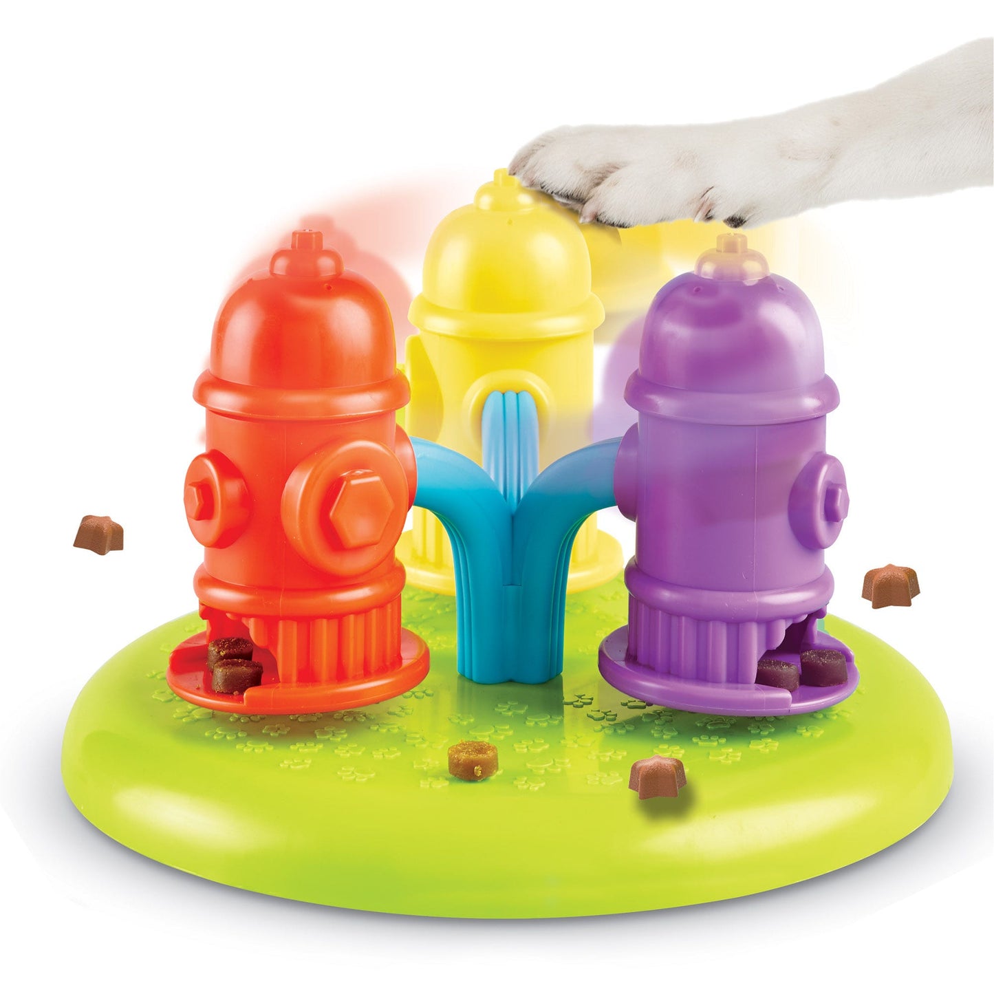 Spinning Hydrants Treat Puzzle