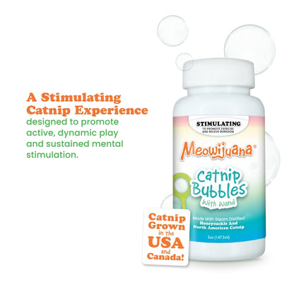 Catnip Bubbles with Honeysuckle 5oz
