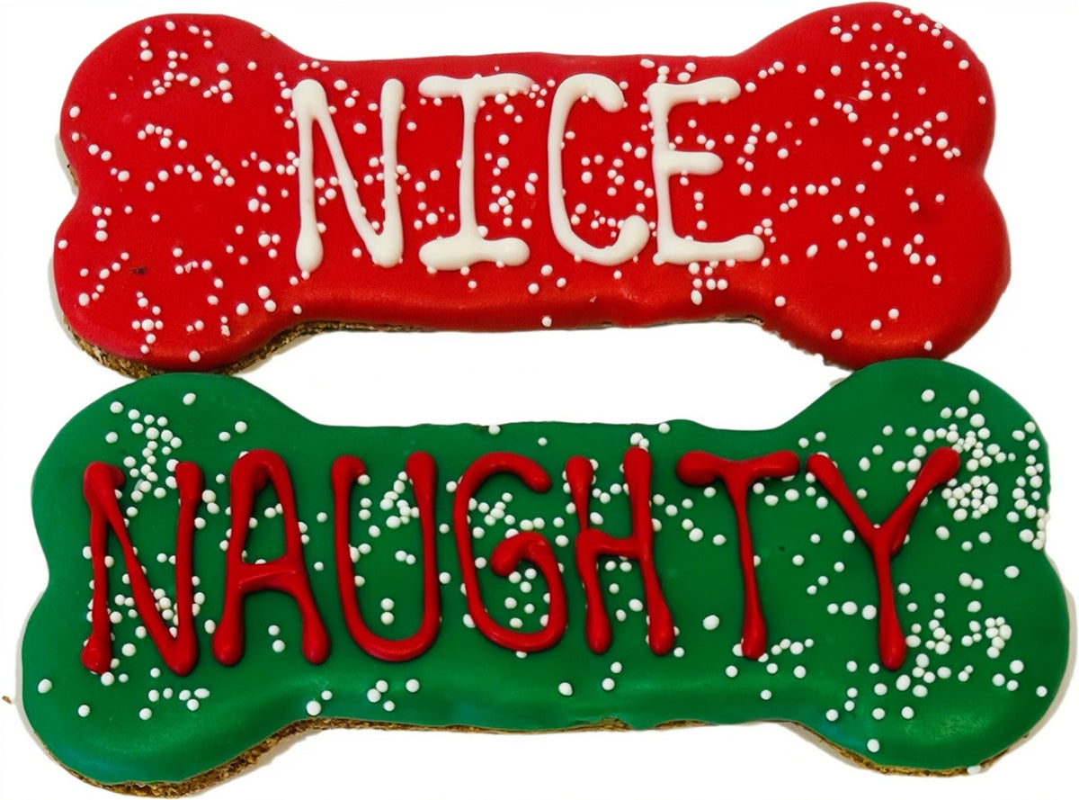 Naughty / Nice 6" Dog Bones