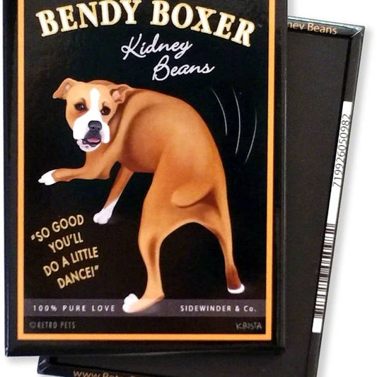 Dog Magnet - Boxer "Bendy Boxer"