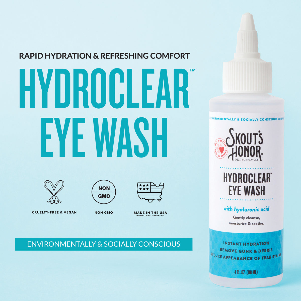 Skout's Honor HydroClear Eye Wash