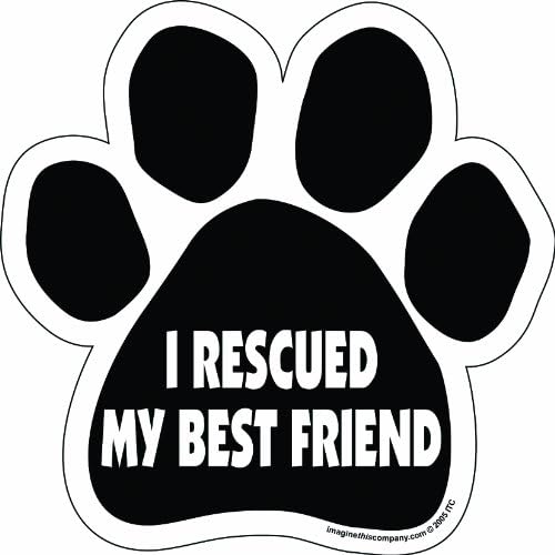 Car Magnet - I Rescued My Best Friend