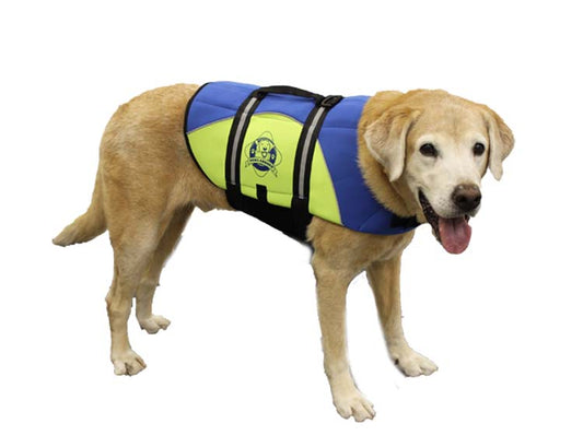 Dog Life Jacket - Neoprene Blue&Yellow