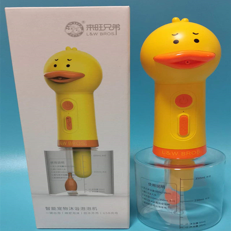 Pet Bubble Machine – Yellow Duck