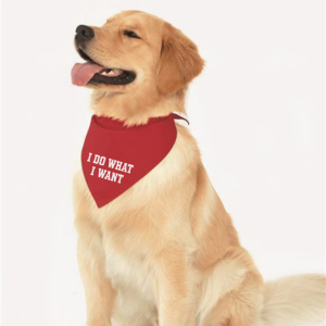 I Do What I Want Pet Bandana, One size