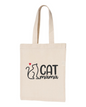 Canvas Cotton Tote Mini - Cat Mama