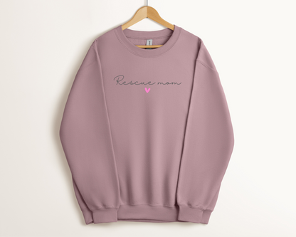 Rescue Mom (Heart) Sweatshirt, Paragon