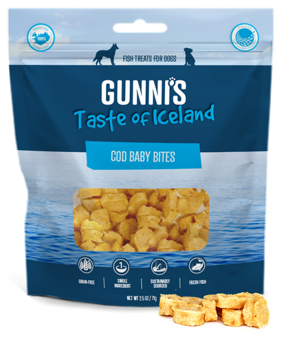 Gunni's Cod Baby Bites 2.5oz