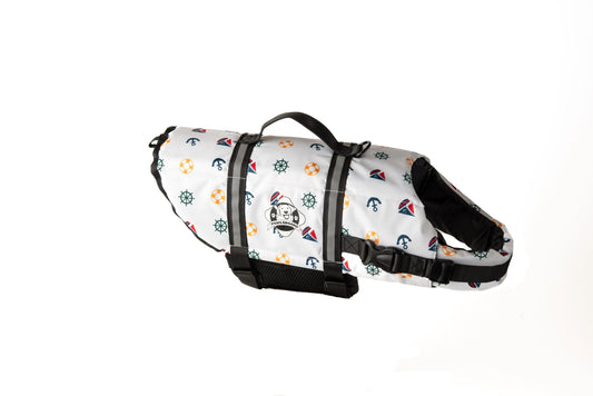 Paws Aboard Dog Life Jacket - NAUTICAL