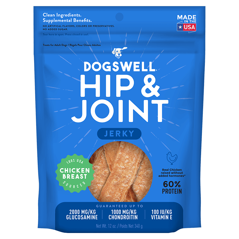Dogswell Hip & Joint Jerky Treats, Chicken Breast 4oz