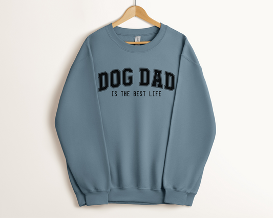 Dog Dad Sweatshirt, Stone Blue