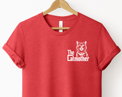 Cat Mother Tee | Heather Red