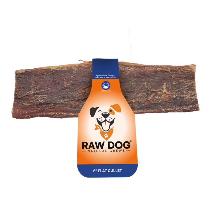 Raw Dog 6″ Flat Beef Gullet