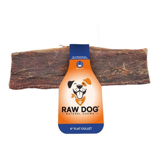 Raw Dog 6″ Flat Beef Gullet