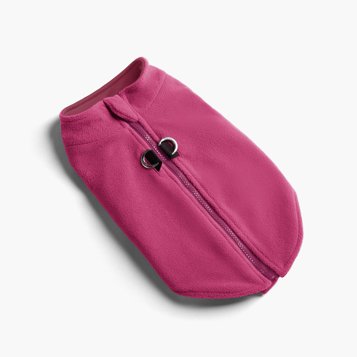 Zip Up Fleece Vest 2 -  Magenta