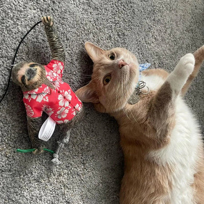 Meowijuana | Jump 'n' Jamb - Get Wild Sloth Interactive Cat Toy