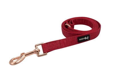 Dog Leash - Merlot