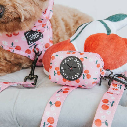 Dog Waste Bag Holder - Mon Cherry
