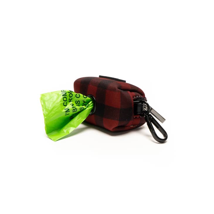 Buffalo Plaid Poop Bag Holder