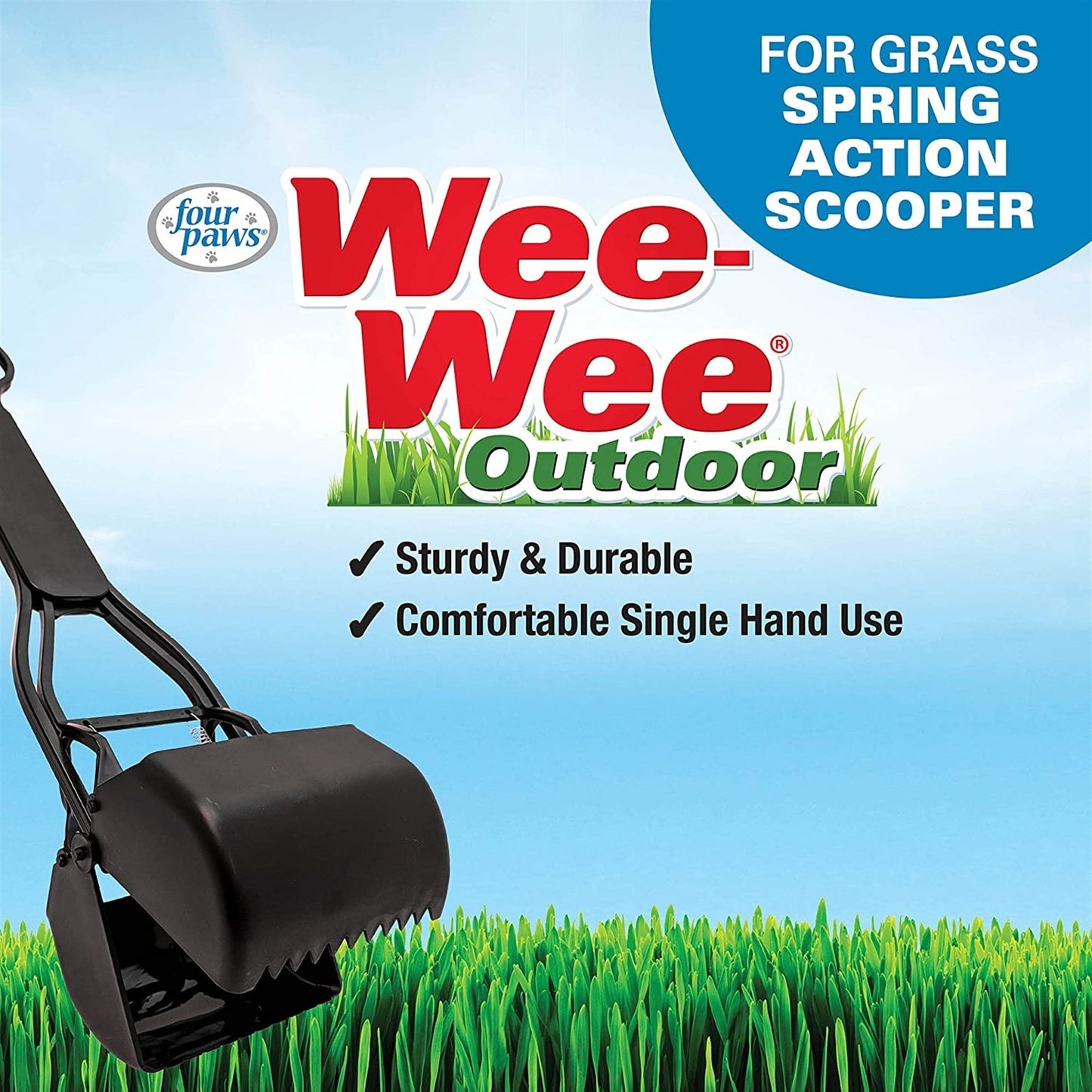 Four Paws Wee-Wee Spring Action Dog Pooper Scooper